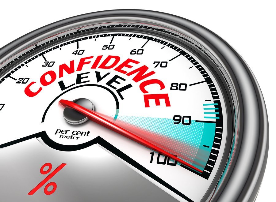 Confidence level gauge