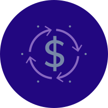 revenue recurring dollar icon