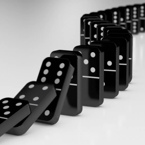Dominos falling