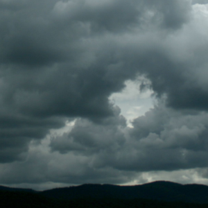 Stormy skies